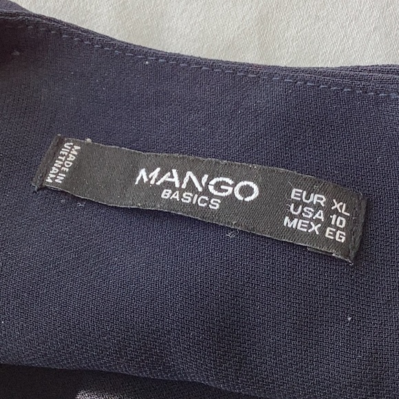 Mango Navy Dress Size 10 - Picture 6 of 16
